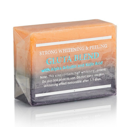 Premium Maximum Whitening/Peeling Soap w/ Glutathione, Arbutin, and Kojic acid 120g Larger Size Bar - Wholesale