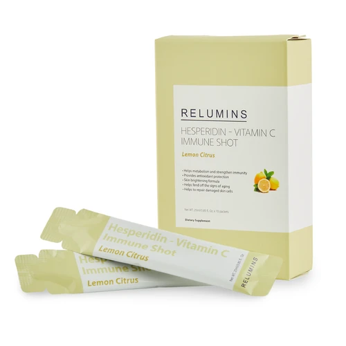 FREE SAMPLE! Sachets Relumins Immune Support Bioflavonoid and Vitamin C Shot-  Great for Skin Repair, Anti-aging & Healthy Glowing Skin  