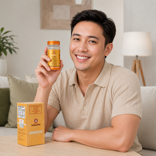 NEW Tatio Active Gold Glutathione Whitening Gel Capsules With 1850mg of Glutathione, Algatrium, A.StemCell, Collagen, Alpha Lipoic Acid & Vitamin C