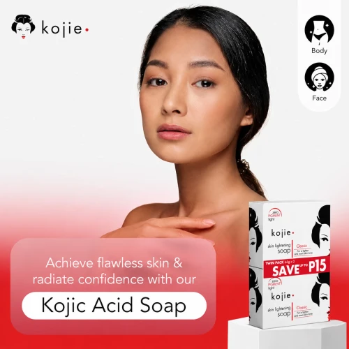 Kojie San Skin Lightening Kojic Acid Soap 3 Bars - 100g