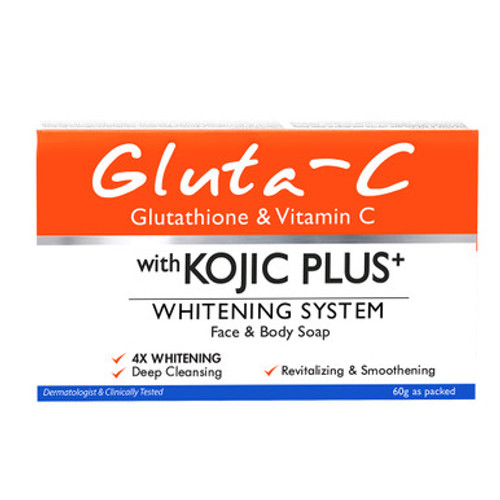 Gluta-C Face and Body Soap with Kojic Plus+ Whitening System