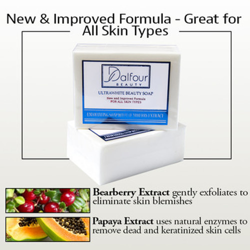 NEW Dalfour Beauty Ultrawhite Beauty Soap - Great for All Skin Types!