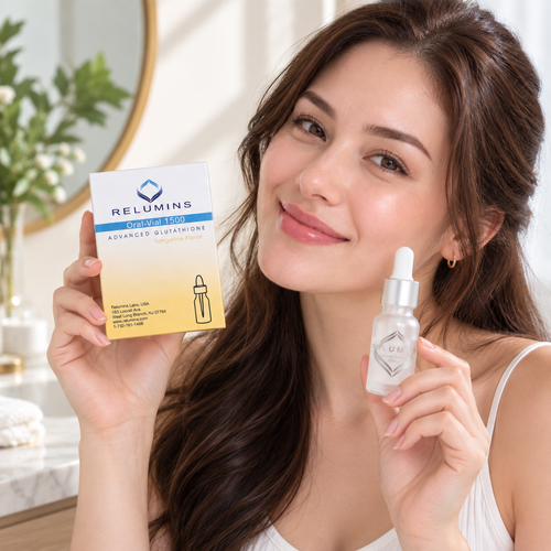 BOGO Advanced Sublingual Glutathione 1500mg  - Professional Grade Skin Whitening Single Vial