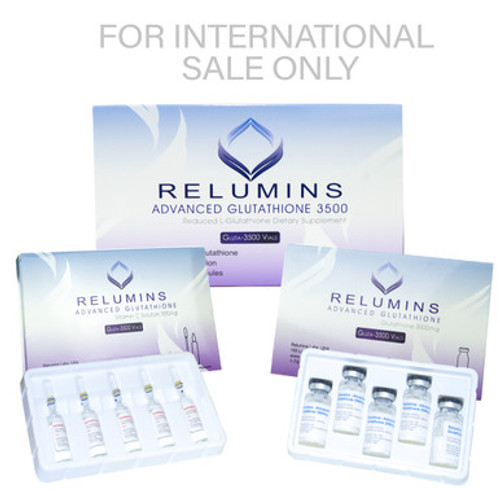 New Relumins Advanced IV Glutathione 3500mg - Highest Legal Dosage, FDA Registered Formula New Relumins Advanced IV Glutathione 3500mg - Highest Legal Dosage, FDA Registered Formula