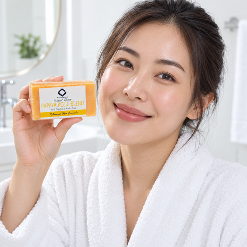 FREE SAMPLE! Relumins Advance Glow Formula Papaya Kojic Blend Soap- SAMPLE SIZE