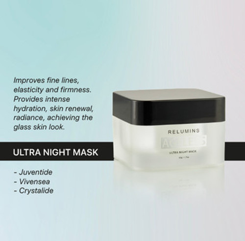 NEW! Reverse signs of aging overnight with RELUMINS AGELESS Ultra Night mask!