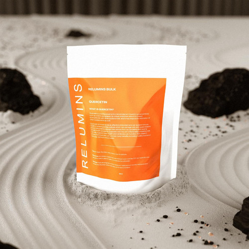 Relumins PUREPOWDER Quercetin - Immune Support, Antioxidant Boost, and Overall Wellness - 50g Bulk Powder