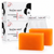 Kojie San Skin Lightening Kojic Acid Soap 2 Bars - 65g - With FREE Soap net!!