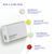Relumins Gluta 10-in-1 Natural Soap Bar 135g – Cold Process Coconut Oil Soap, Glutathione Brightening, Tea Tree Cleansing, Centella Repair, Moisturizing Herbal Skin Care