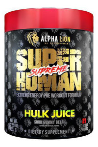 Alpha Lion SuperHuman Supreme Hardcore Stim Pre-Workout by Alpha Lion Alpha Lion SuperHuman Supreme Hardcore Stim Pre-Workout by Alpha Lion