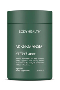 Bottle of Akkermansia+ by BodyHealth