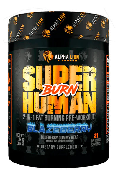 Jar of SuperHuman Burn by Alpha Lion