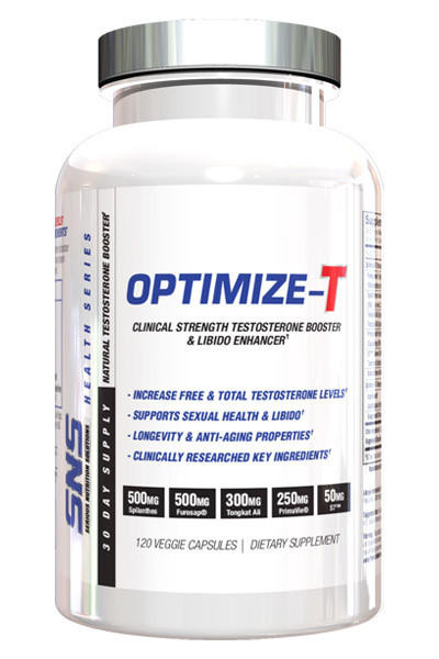 Bottle of Optimize-T by Serious Nutrition Solutions