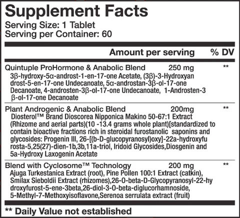 Monster Plexx by Innovative Labs - Supplement Facts