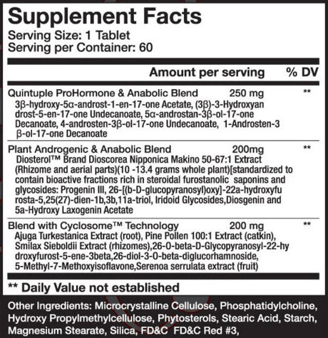 Monster Plexx by Innovative Labs - Supplement Facts