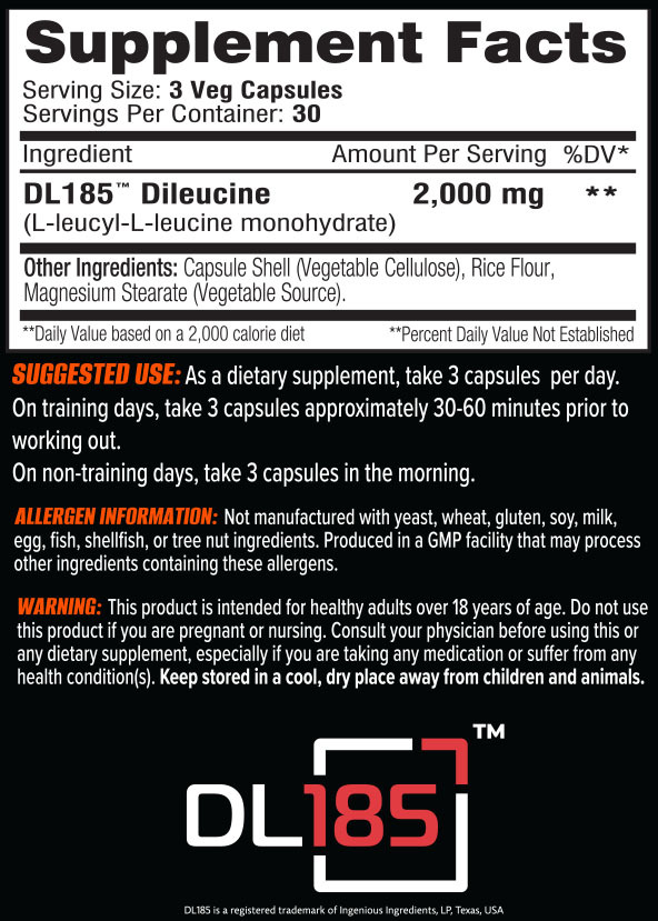 MPC-185 by CEL - Supplement Facts
