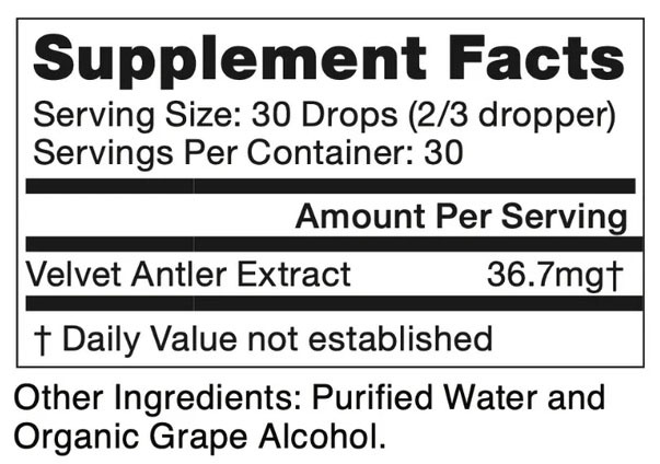 Pure Factors Pro IGF 1100 - Supplement Facts