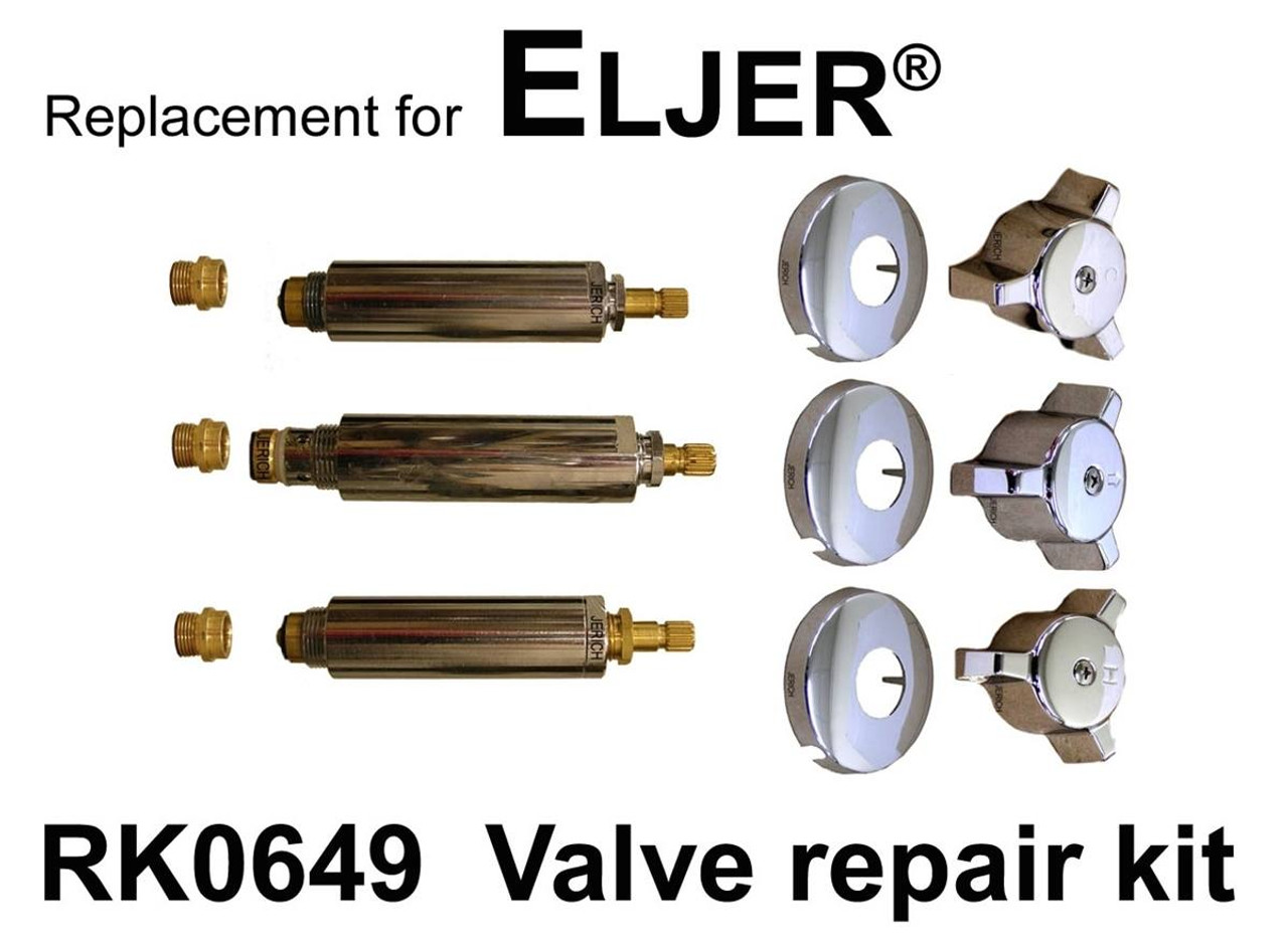 For Eljer Rk0649 3 Valve Rebuild Kit