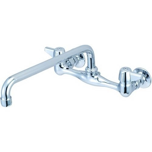 Central Brass 0047 Ua3 Two Handle Wallmount Kitchen Faucet Chrome