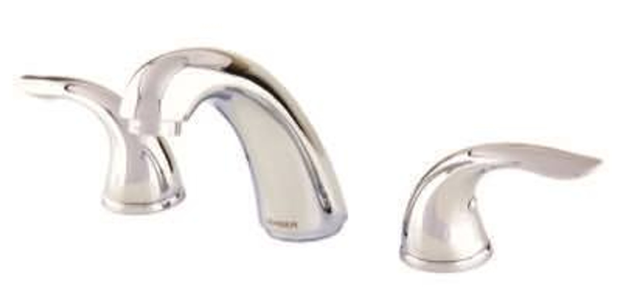 Gerber 43 376 Viper Two Handle Widespread Bathroom Faucet Chrome