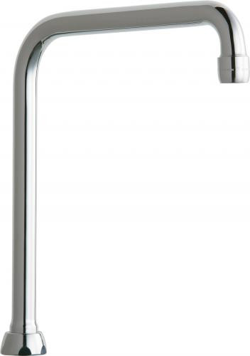 Chicago Faucets HA8AE3JKABCP 8" Rigid/Swing High Arch Spout