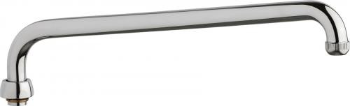 Chicago Faucets L15E1JKABCP 14" L-Type Swing Spout