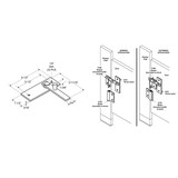 Partition Hardware Jacknob 5151 Latch