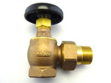 Matco-Norca Radiator Valve Angled 1" Import