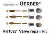 For Gerber RK1827 3 Valve Old Style Rebuild Kit