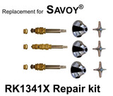 For Savoy RK1341X 3 Valve Rebuild Kit