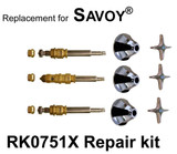 For Savoy RK0751X 3 Valve Rebuild Kit