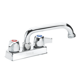 Krowne 11-450L - Commercial Series 4" Center Deck Mount Laundry Faucet, 6" Spout with Hose Adapter