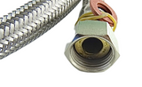 Rohl 9.28448 Braided Hose For 4 Hole Deck Faucet
