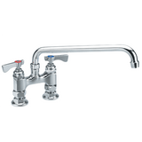 Krowne 15-412L - Royal Series 4" Center Raised Deck Mount Faucet, 12" Spout, Low Lead