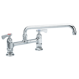 Krowne 15-806L - Royal Series 8" Center Raised Deck Mount Faucet, 6" Spout, Low Lead