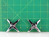 For Price Pfister Nyj PP870PR Chrome Cross Handles
