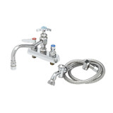 T&S Brass B-1151 Workboard Faucet With Hose Spray