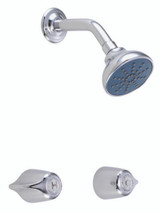 Gerber 48-220, G0048220 Gerber Classics Two Handle Threaded Escutcheon Shower Only Fitting with IPS/Sweat Conn