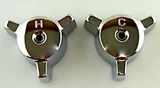 For Eljer Nyj EJ0142PR Shower Handles Polished Chrome