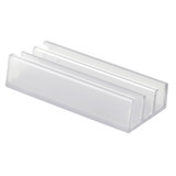 PRIME-LINE M-6089 Frameless Tub Enclosure Clear Plastic Bottom Guide Pack Of 2