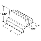 PRIME-LINE M-6144 Workright Products Tub Enclosure Clear Plastic Snap-In Bottom Guide