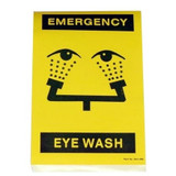 Bradley 204-486 Emergency Sign