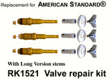 For American Standard RK1521 3 Valve Rebuild Kit