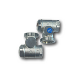 Leonard Valve 166900 Checkstop Pair (Chrome), Works With TM-600 Valve.
