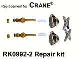 For Crane RK0992-2 2 Valve Rebuild Kit