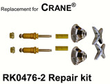 For Crane RK0476-2 2 Valve Rebuild Kit