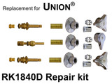 For Union Brass RK1840D 3 Valve Rebuild Kit