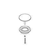 Kohler 1031811-Bn Plug Kit - Vibrant Brushed Nickel