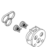 Kohler 1074397 Spacer/Check Valve Kit