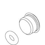 Kohler 1046010-Cp Plug Button Kit - Polished Chrome Kohler 1046010-Cp Plug Button Kit - Polished Chrome